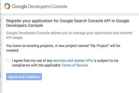 Google Development Console